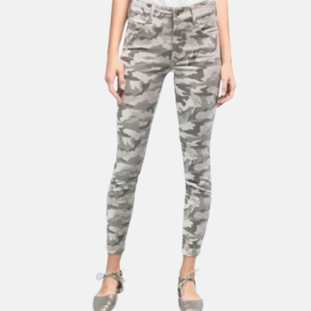 Pilcro And The Letterpress Camo High Rise Jeans - Picture 1 of 6